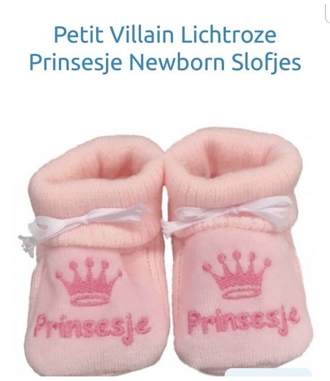 Petit villain Neugeborenen-Schuh mit Text