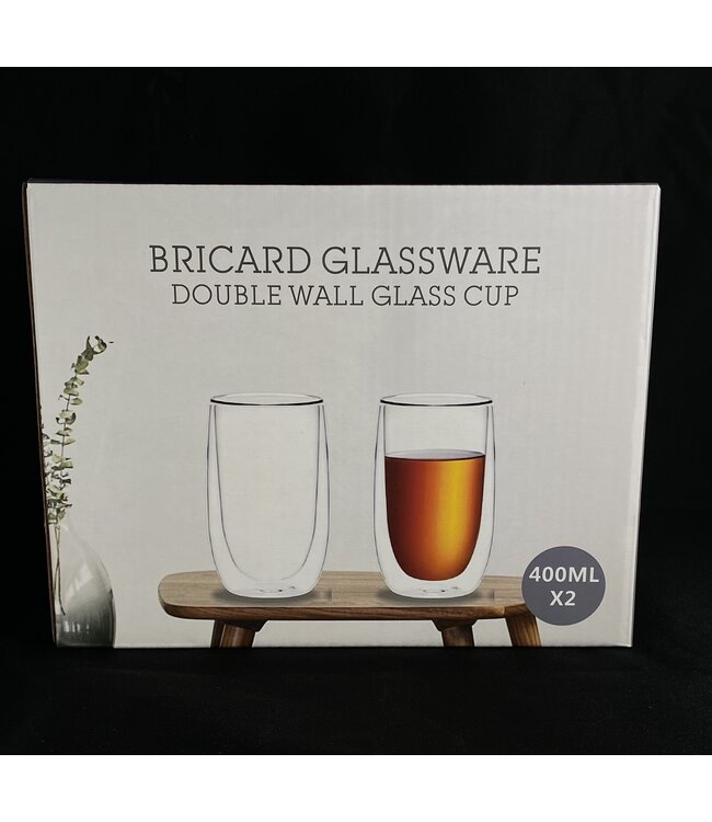 Bricard Dubbelwandige glazen beker