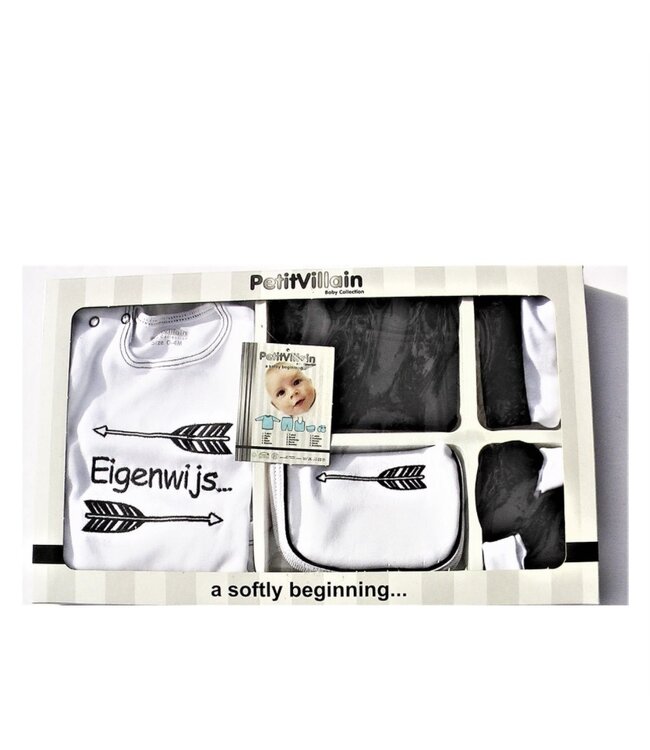 Petit villain 5 delig cadeauset Met tekst