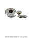 Bricard 25 delig servies set