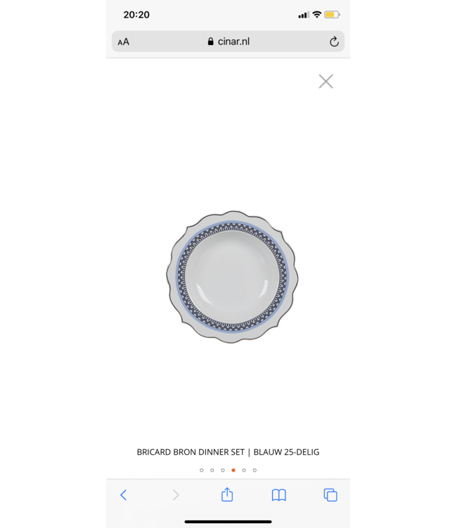 Bricard Servies set 25 delig