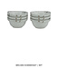 Bricard marmerlook kom 6 stuks