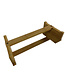 Hayal Schalenset Bambus Weiß / Gold 2-lagig - Marmordesign