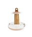 Hayal 2 delige etagere marmerlook wit