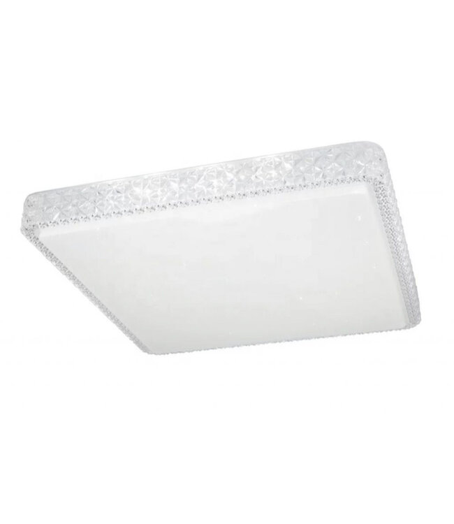 Plafonnier LED carré avec télécommande