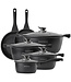 Royality line Royalty Line Royalty Line - Pannenset 10 delig marmeren coating - Zwart