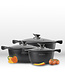 Royality line Royalty Line Royalty Line - Pannenset 10 delig marmeren coating - Zwart