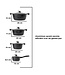 Royality line Royalty Line Royalty Line - Pannenset 10 delig marmeren coating - Zwart
