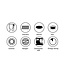 Royality line Royalty Line Royalty Line - Pannenset 10 delig marmeren coating - Zwart