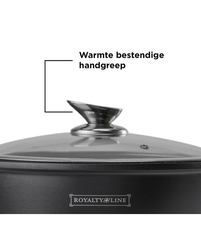 Royality line Royalty Line Royalty Line - Pannenset 10 delig marmeren coating - Zwart