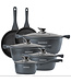 Royality line Royalty Line Royalty Line - Pannenset 10 delig marmeren coating - Zwart