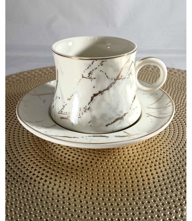 Hayal Kaffeeservice in Marmoroptik