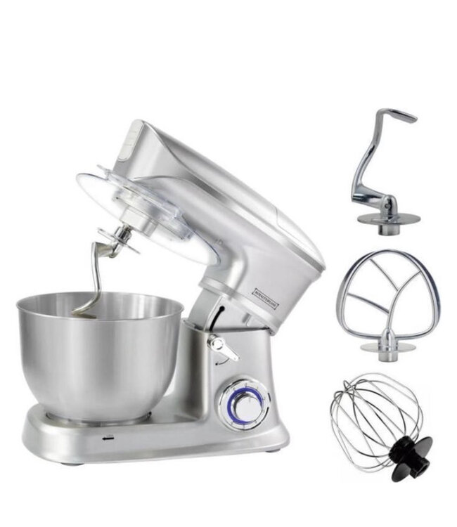 Royality line Keukenmachine 6,5ltr zilver