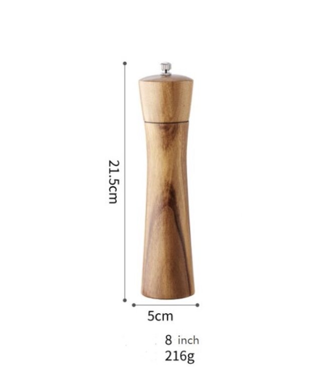 Zout&pepermolen hout