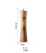 Zout&pepermolen hout