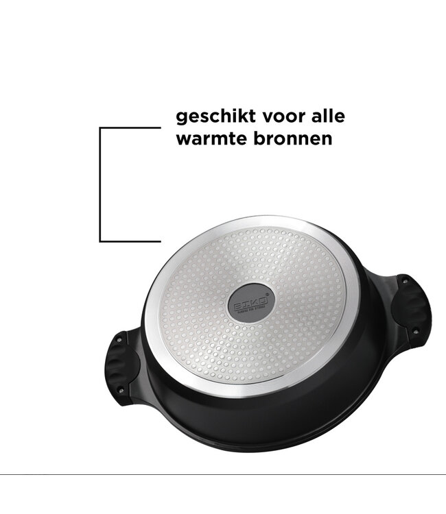 BIKO Tajine aus Aluminium |  schw