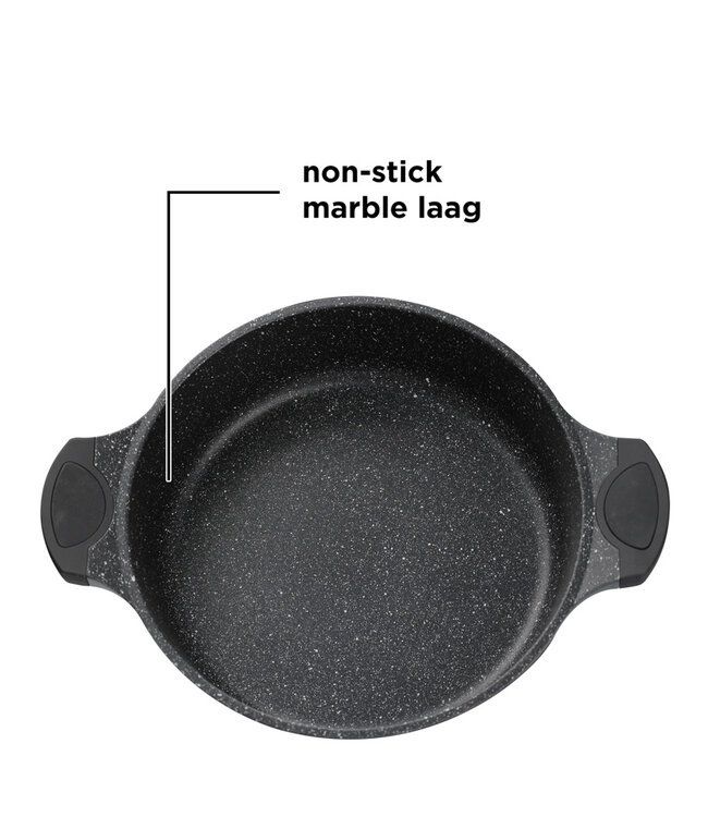 Tajine en aluminium BIKO |  Noir |  Toutes sources de chaleur |  28c