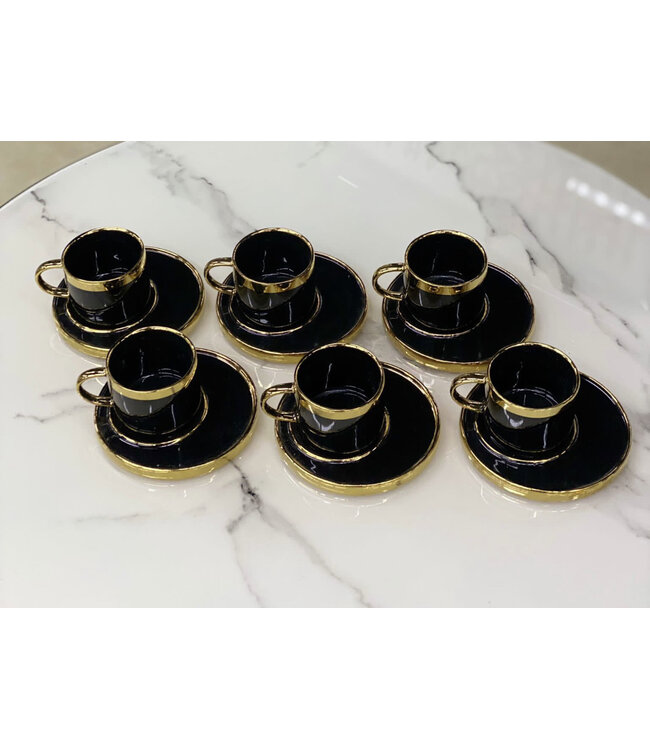12-teiliges Kaffeetassen-Set