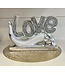 Love decoratie op een hand