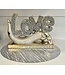 Love decoratie op een hand