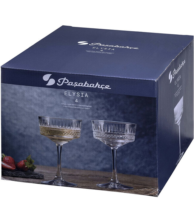 Pasabahce Pasabahce Champagne glazen  Elysia 4 stuks