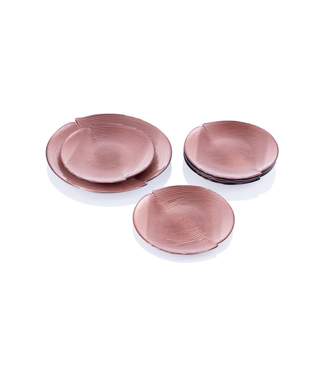 Service à gâteau 7 pièces anthracite