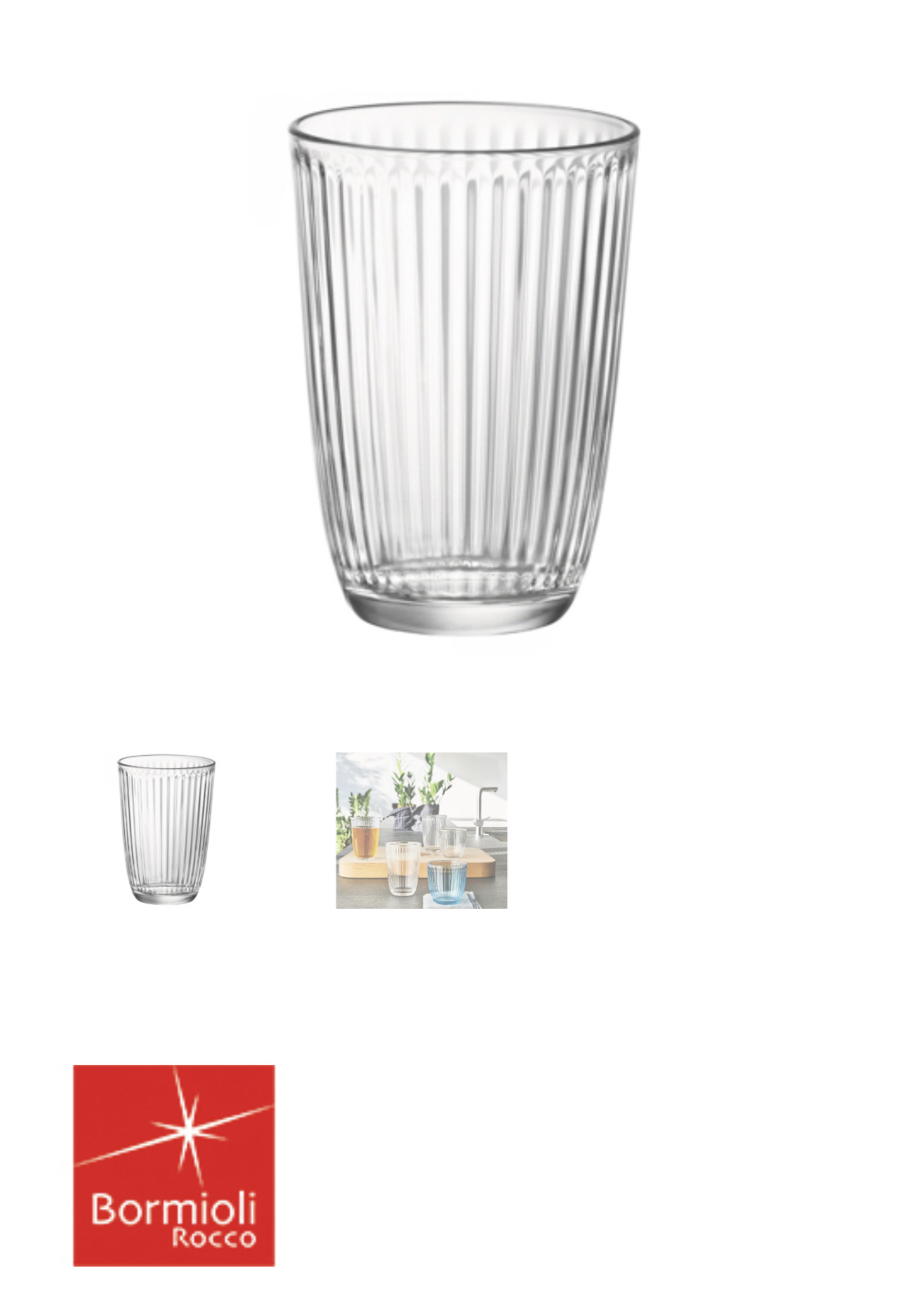 Bormioli rocco LINE LONGDRINKGLAS 39CL