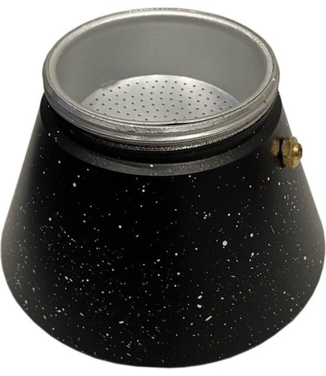 Rosenberg Espressokocher Aluminium - Perkolator schwarz