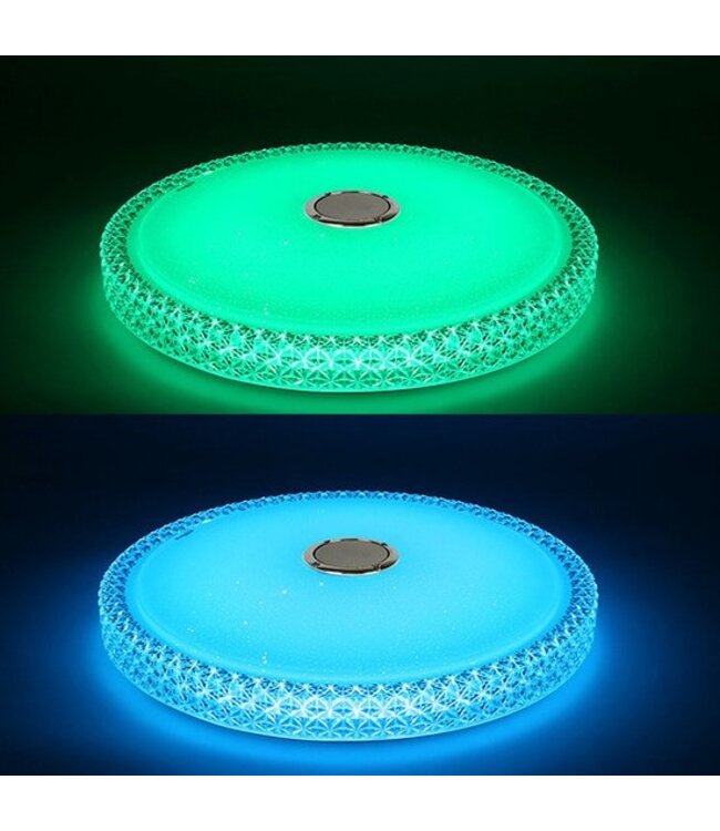 Slimme meerkleurige plafondlamp Met Bluetooth en afstandbediening