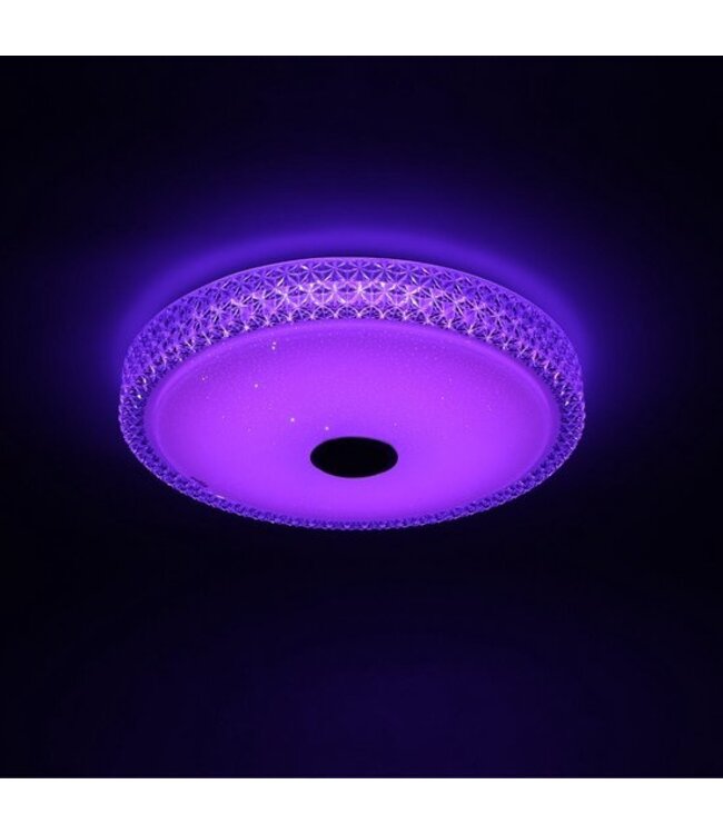 Slimme meerkleurige plafondlamp Met Bluetooth en afstandbediening