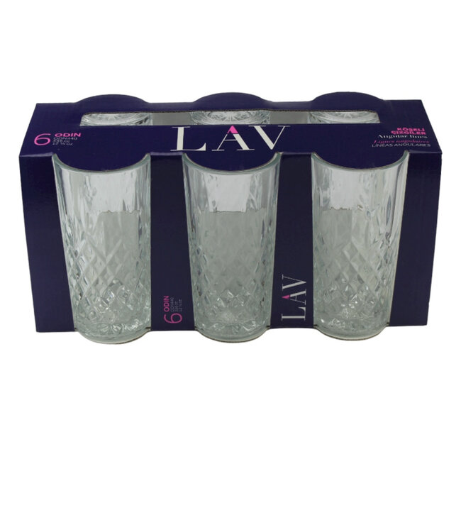 Lav Odin longdrinkglazen 365ml (6 stuks)