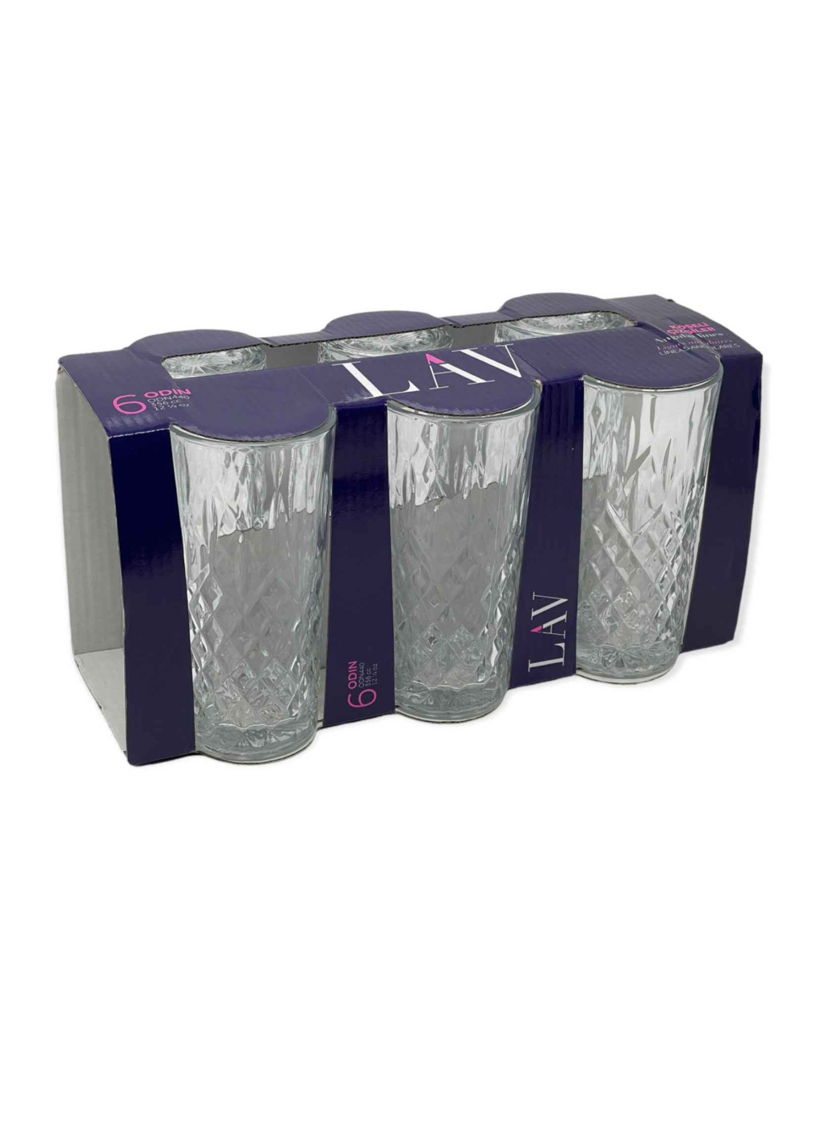 Verres à long drink Lav Odin 365ml (6 pièces)