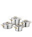 Korkmaz Ensemble de casseroles Korkmaz proline gold 8 pièces