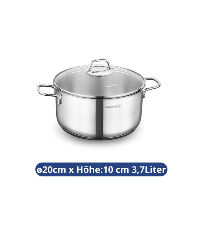 Korkmaz Ensemble de casseroles Korkmaz 9 pièces - Perla