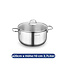 Korkmaz Ensemble de casseroles Korkmaz 9 pièces - Perla