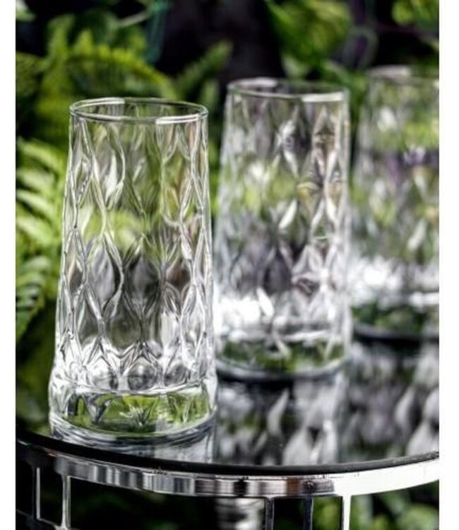 Pasabahce Leafy - Verres à Long Drink - Lot de 4 - 345 ml