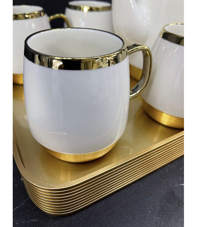 Thee serveerset met theepot