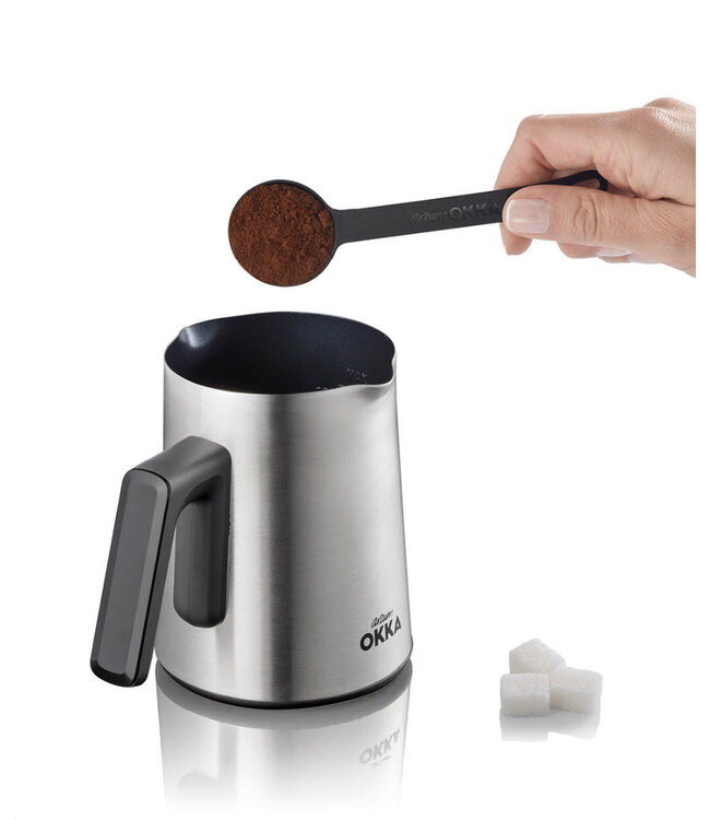 Arzum Okka - Rich Spin M - Cafetière Turque - Noir/Chrome