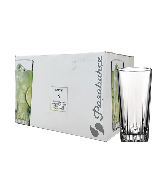 Pasabahce Karat Drinkglazen 330cc 6 Delig