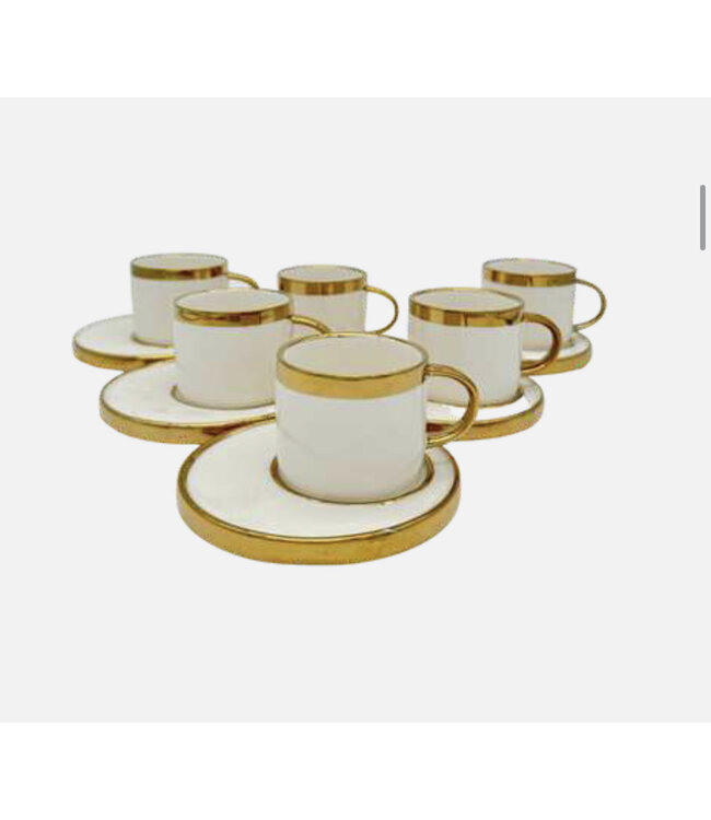12- delige  koffiekopjes set