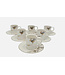Hayal 12-teilige Kaffeetassen im Marmor-Look-Design