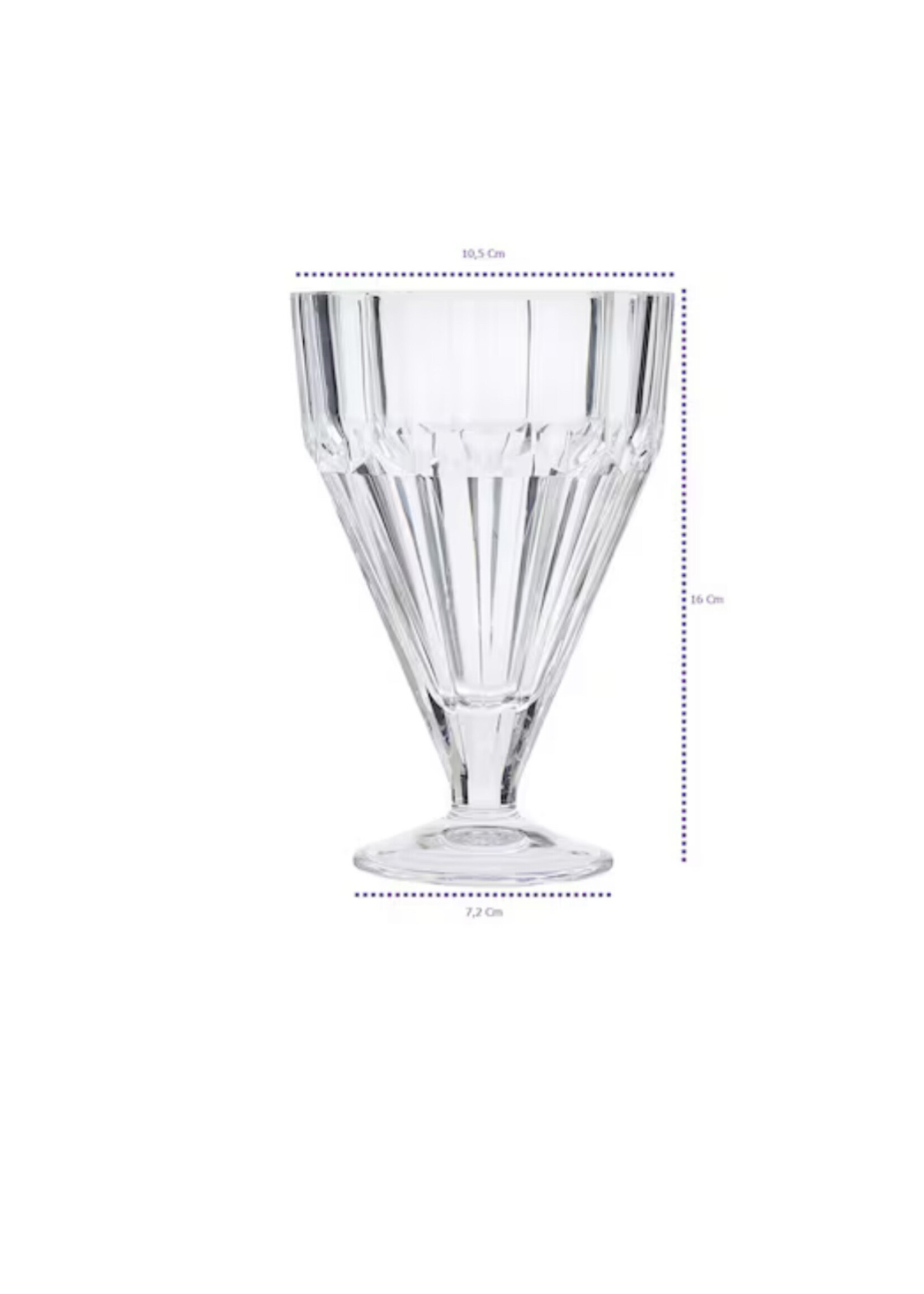 Pasabahce Pleats - Verres ICE - 2 pcs