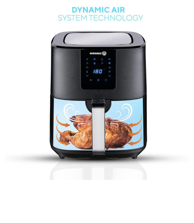 Korkmaz Air Max Airfryer 6.5 Liter