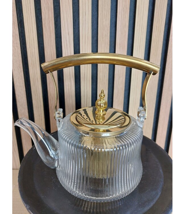 Théière en verre avec filtre - Verre Borosilicate 1100ml