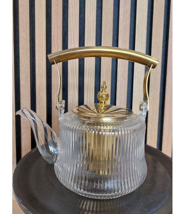 Théière en verre avec filtre - Verre Borosilicate 1100ml