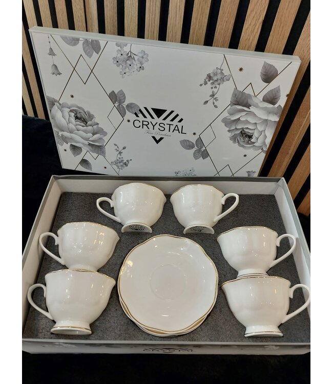 12-teilige Kaffeetassen