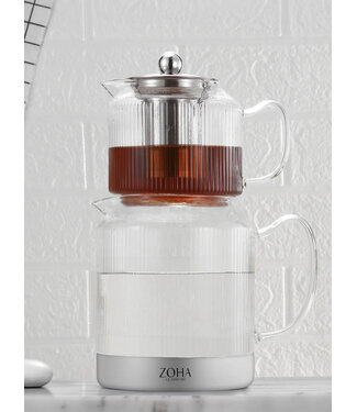 Zoha Teekanne aus Glas