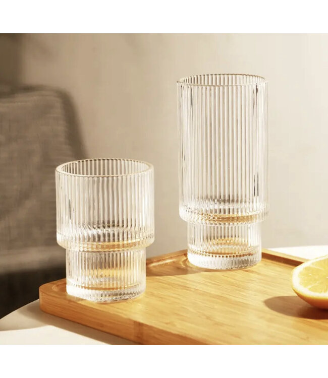6xRiffle Short Premium Glas – 200 ml
