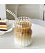 Zoha Verre Borosilicate Rayé Vague - 540 ml