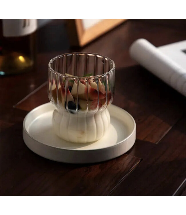 Zoha Verre Borosilicate Rayé - 310 ml